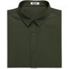 COOFANDY Men’s Short Sleeve Button Down Shirts Casual Summer Dress Untucked Shirts(Armygreen)