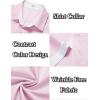 COOFANDY Men’s Short Sleeve Button Down Shirts Casual Summer Dress Untucked Shirts(Light Pink)