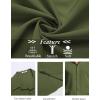COOFANDY Mens Short Sleeve Button Down Shirts Casual Summer Shirt Untucked Dress Shirts(Army Green)