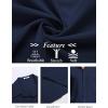 COOFANDY Mens Short Sleeve Button Down Shirts Casual Summer Shirt Untucked Dress Shirts(Navy Blue)