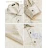 COOFANDY Men’s Silk Satin Dress Shirts Jacquard Long Sleeve Floral Button Up Shirts Party Prom Wedding Shirt(Beige)