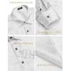 COOFANDY Men’s Silk Satin Dress Shirts Jacquard Long Sleeve Floral Button Up Shirts Party Prom Wedding Shirt(Pear White)