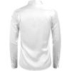 COOFANDY Men’s Silk Satin Dress Shirts Jacquard Long Sleeve Floral Button Up Shirts Party Prom Wedding Shirt(P-white)