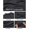 COOFANDY Men’s Slim Fit Mock Turtleneck T Shirt Casual Basic Knitted Long Sleeve Pullover Sweater(Dark Grey)