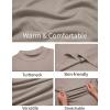COOFANDY Men’s Slim Fit Mock Turtleneck T Shirt Casual Basic Knitted Long Sleeve Pullover Sweater(Khaki)