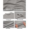 COOFANDY Men’s Slim Fit Mock Turtleneck T Shirt Casual Basic Knitted Long Sleeve Pullover Sweater(Light Gray)