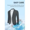 COOFANDY Men’s Smart Wash Blazer Regular Fit Cotton Sport Coat Casual Suit Jacket(Black)