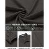 COOFANDY Mens Stretch Dress Shirts Long Sleeve Button Down Shirt Regular Fit Formal Business Shirts(Dark Grey)