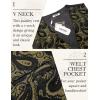 COOFANDY Mens Suit Vest Paisley Floral Victorian Vests Gothic Steampunk Formal Waistcoat Tuxedo Vests with Notched Lapels(Golden Paisley)