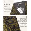 COOFANDY Men’s Suit Vest Tie Set 3PC Paisley Jacquard Waistcoat and Necktie Pocket Square for Holiday Party Wedding(Golden Paisley)