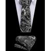 COOFANDY Men’s Suit Vest Tie Set 3PC Paisley Jacquard Waistcoat and Necktie Pocket Square for Holiday Party Wedding(Light Silver)