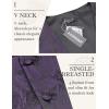COOFANDY Men’s Suit Vest Tie Set 3PC Paisley Jacquard Waistcoat and Necktie Pocket Square for Holiday Party Wedding(Purple)
