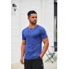 COOFANDY Men’s T Shirt Short Sleeve Crew Neck T-Shirt Casual Summer Classic Basic Tee Shirts(Sky Blue)