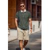 COOFANDY Men’s T Shirt Short Sleeve Crew Neck T-Shirt Casual Summer Tshirt Classic Basic Tee Shirt(Army Green)