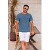 COOFANDY Men’s T Shirt Short Sleeve Crew Neck T-Shirt Casual Summer Tshirt Classic Basic Tee Shirt(Dark Blue)