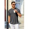 COOFANDY Men’s T Shirt Short Sleeve Crew Neck T-Shirt Casual Summer Tshirt Classic Basic Tee Shirt(Dark Gray)