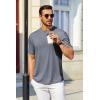 COOFANDY Men’s T Shirt Short Sleeve Crew Neck T-Shirt Casual Summer Tshirt Classic Basic Tee Shirt(Medium Gray)