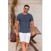 COOFANDY Men’s T Shirt Short Sleeve Crew Neck T-Shirt Casual Summer Tshirt Classic Basic Tee Shirt(Navy Blue)