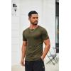 COOFANDY Men’s T Shirt Short Sleeve Crew Neck T-Shirts Casual Summer Classic Basic Tees(Army Green)