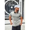 COOFANDY Men’s T Shirt Short Sleeve Crew Neck T-Shirts Casual Summer Classic Basic Tees(Light Steel)