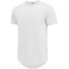 COOFANDY Mens T Shirts Casual Short Sleeve Cotton Tee Shirts Hipster Hip Hop Longline T-Shirt Basic Summer Tops(One Piece- White)