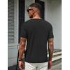 COOFANDY Men’s T Shirts Short Sleeve Soft Crew Neck Lightweight Tee Shirts Casual Summer Basic Tops(A-black)