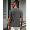 COOFANDY Men’s T Shirts Short Sleeve Soft Crew Neck Lightweight Tee Shirts Casual Summer Basic Tops(A-dark Grey)