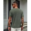 COOFANDY Men’s T Shirts Short Sleeve Soft Crew Neck Lightweight Tee Shirts Casual Summer Basic Tops(Army Green)