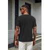 COOFANDY Men’s T Shirts Short Sleeve Soft Crew Neck Lightweight Tee Shirts Casual Summer Basic Tops(C- Black/Dark Grey/White -3 Pack)