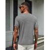 COOFANDY Men’s T Shirts Short Sleeve Soft Crew Neck Lightweight Tee Shirts Casual Summer Basic Tops(Grey)