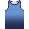 COOFANDY Mens Tank Tops Beach Summer Sleeveless Graphic T Shirts Palm Tree Vacation Quick Dry Muscle Tank(Gray+blue)
