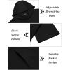 COOFANDY Men’s Tracksuit 2 Piece Hooded Athletic Sweatsuit Short Sleeve Casual Sports Hoodie Shorts Set(Black)