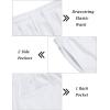 COOFANDY Men’s Tracksuit 2 Piece Hooded Athletic Sweatsuit Short Sleeve Casual Sports Hoodie Shorts Set(White)