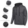 COOFANDY Men’s Tracksuit 2 Piece Hooded Athletic Sweatsuits Casual Running Jogging Sport Suit Sets(Dark Grey)