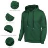 COOFANDY Men’s Tracksuit 2 Piece Hooded Athletic Sweatsuits Casual Running Jogging Sport Suit Sets(Green)