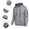 COOFANDY Men’s Tracksuit 2 Piece Hooded Athletic Sweatsuits Casual Running Jogging Sport Suit Sets(Light Grey)