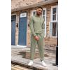 COOFANDY Men’s Tracksuit 2 Piece Hoodie Athletic Sweatsuits Casual Jogging Suit Sets(Malachite Green)