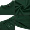 COOFANDY Men’s Tracksuit 2 Piece Long Sleeve Pullover Jogging Track Suit Athletic Casual Sweatsuit(Dark Green)