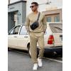 COOFANDY Men’s Tracksuit 2 Piece Sweatsuit Set Long Sleeve Pullover Athletic Suit For Sports Casual Fitness Jogging(Khaki)