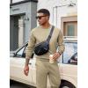 COOFANDY Men’s Tracksuit 2 Piece Sweatsuit Set Long Sleeve Pullover Athletic Suit For Sports Casual Fitness Jogging(Khaki)