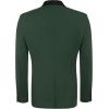 COOFANDY Men’s Tuxedo Jacket One Button Dress Suit Blazer Jacket for Wedding Dinner Prom Party(Deep Green)