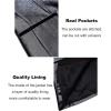 COOFANDY Men’s Tuxedo Jacket Slim Fit Shawl Lapel Blazer One Button Suit Jackets for Party Prom Wedding Dinner(Pat2-black)