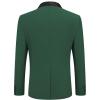 COOFANDY Mens Tuxedo Jacket Wedding Suit Jacket Slim Fit Blazer Jacket for Dinner, Prom, Party(Dark Green)