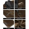COOFANDY Men’s Velvet Tuxedo One Button Jacket Dinner Prom Wedding Blazer Jacket(Brown)