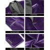 COOFANDY Men’s Velvet Tuxedo One Button Jacket Dinner Prom Wedding Blazer Jacket(Purple)