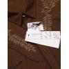 COOFANDY Men’s Western Cowboy Shirt Embroidered Button Down Long Sleeve Shirts(01-coffee(pattern1))