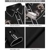 COOFANDY Men’s Western Cowboy Shirt Embroidered Button Down Long Sleeve Shirts(Black(pat8))