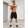 COOFANDY Men’s Workout Gym Shorts Mesh Athletic Shorts Lightweight Quick Dry Training Short Pants with Pockets(Black(1 Pack of 1))