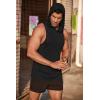 COOFANDY Men’s Workout Hooded Tank Tops Bodybuilding Muscle Cut Off T Shirt Sleeveless Gym Hoodies(Black)
