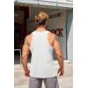 COOFANDY Men’s Workout Tank Tops 2 Pack Y Back Sleeveless Shirts Gym Muscle T Shirt Bodybuidling Athletic Stringer Tee(Black/White)